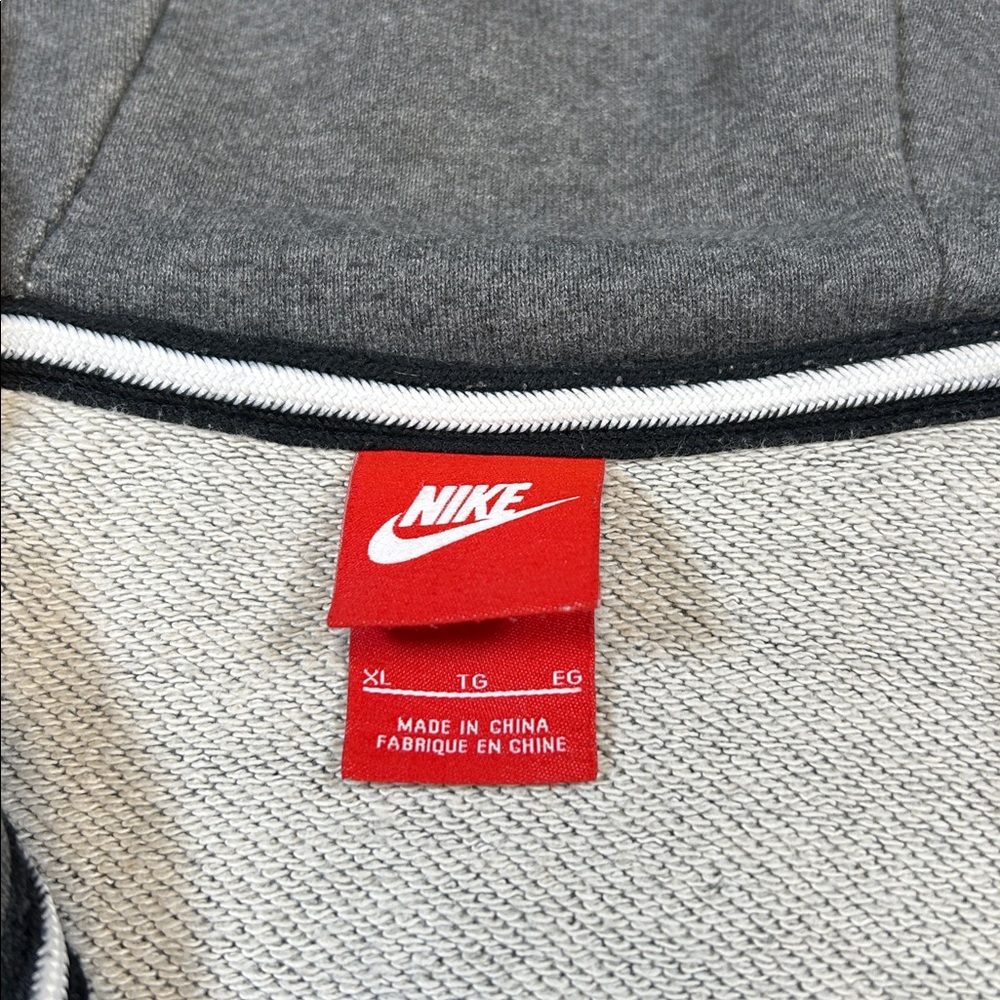 Nike Sportswear Full Zip Red and Gray Size XL Sweatshirt - Picture 3 of 7